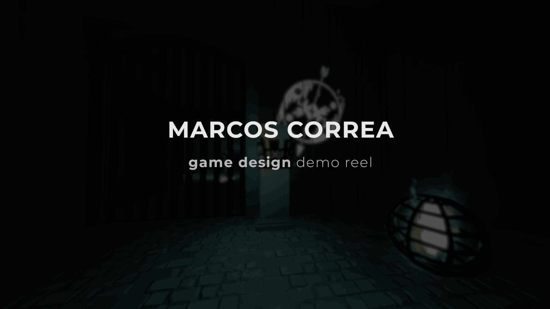 Marcos Correa — Game Design demo reel